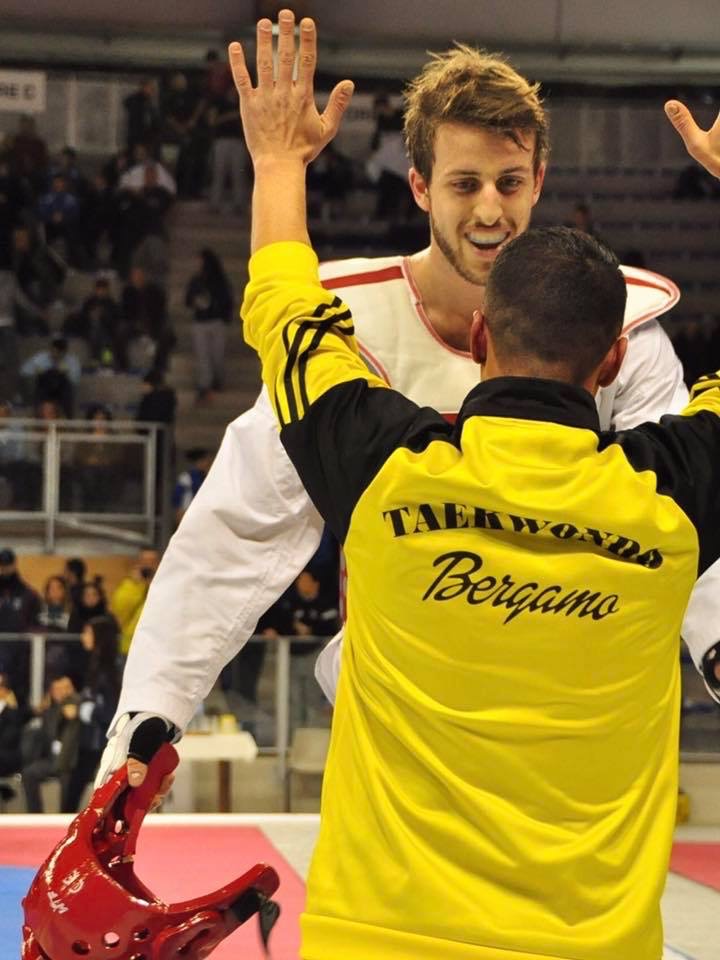 matteo milani, biagio brunetti, taekwondo bergamo